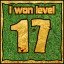 Сongratulations you won the level 17