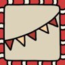 A paper garland