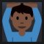 Man Gesturing OK - Dark Skin Tone