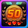 Get three heart in stage50
