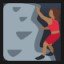 Woman Climbing - Medium-Dark Skin Tone
