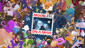 MOON ON A MAN