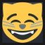 Grinning Cat Face With Smiling Eyes