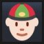 Man With Chinese Cap - Light Skin Tone