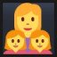 Family - Woman, Girl, Girl