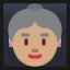 Old Woman - Medium Skin Tone