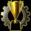 Marathon gold trophy