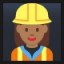 Woman Construction Worker - Medium-Dark Skin Tone