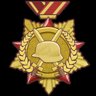 Gold Setback Medal