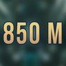 850m