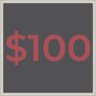 $100