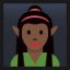 Woman Elf - Dark Skin Tone