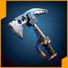 Axe in face!
