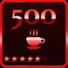 500 Coffee Sold