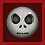 Red skeleton