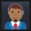 Man Office Worker - Medium-Dark Skin Tone