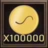 Hit tails 100000 times!