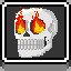 Flaming Skull