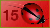 Few ladybugs