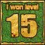 Сongratulations you won the level 15