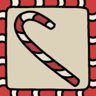 A candy cane