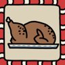 A roast turkey