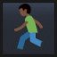 Person Running - Dark Skin Tone