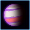 Cream Violet Planet