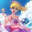 Swim Peach