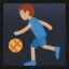 Man Bouncing Ball - Medium Skin Tone
