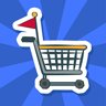 Shopping trolleys are made of holes.