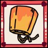 A sky lantern