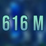 616m