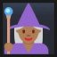 Woman Mage - Medium-Dark Skin Tone