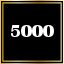 5000 points scored.