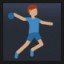 Man Playing Handball - Medium Skin Tone