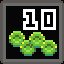 Emerald coins of the level 10 collected