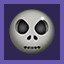 Purple skeleton