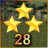 3 Stars on Level 28