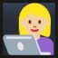 Woman Technologist - Medium-Light Skin Tone