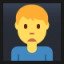 Man Frowning