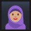 Person With Headscarf - Medium Skin Tone
