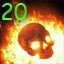 Die by the hungry flame 20x!