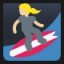 Woman Surfing - Medium-Light Skin Tone