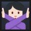 Person Gesturing No - Light Skin Tone