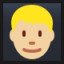 Blond-Haired Person - Medium-Light Skin Tone