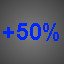 10x +50%