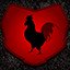 The cock crows again