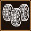 Tyres worn