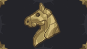 You can pet the... horse